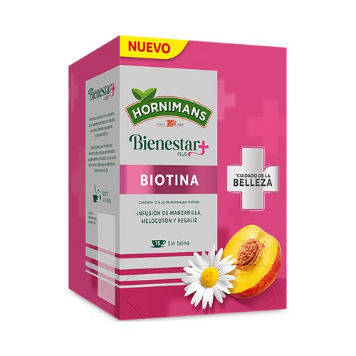 HORNIMANS Infusión bienestar biotina 15 uds. 22,5 g.