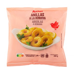 AUCHAN Anillas de pota a la romana 400 g Producto Alcampo.