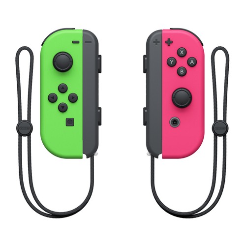 Mando Joy-Con izquierda y derecha para Nintendo Switch Neón-Rosa, NINTENDO.