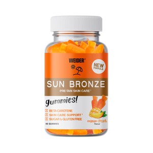 Complementos para el bronceado 40 uds. 160 g.