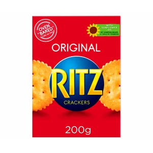 RITZ Galletas saladas RITZ caja de 200 g.