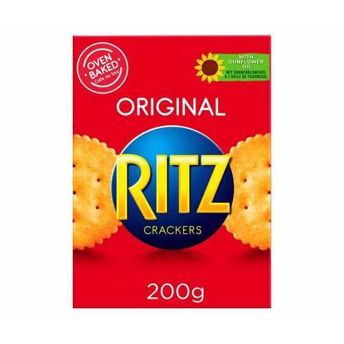 RITZ Galletas saladas caja de 200 g.