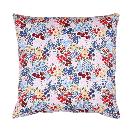 Cojín 45x45cm estampado flores. ACTUEL