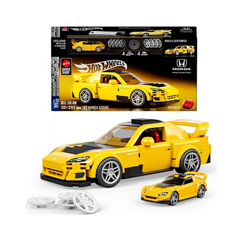 Mattel Brick Shop Hot Wheels Speed Honda S2000. MATTEL