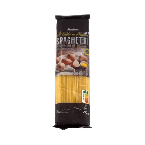 PRODUCTO ALCAMPO Collection Espaguetti al huevo con IGP Pátes d´Alsace 250 g.