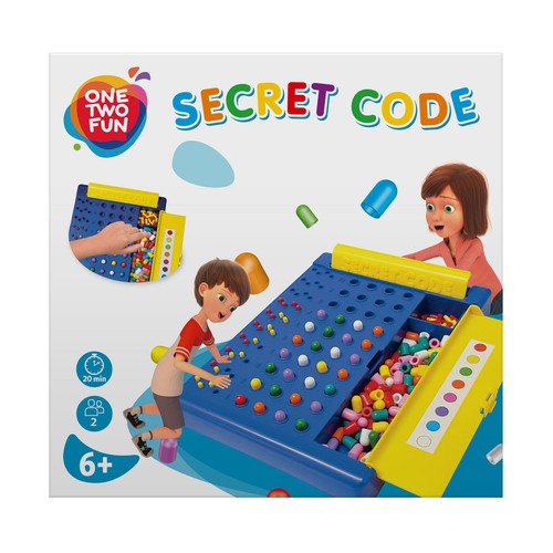 Juego infantil Descifrador de códigos, 2 jugadores, ONE TWO FUN ALCAMPO.
