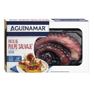 Imagen de AGUINAMAR Patas cocidas de pulpo AGUINAMAR 200 g.
