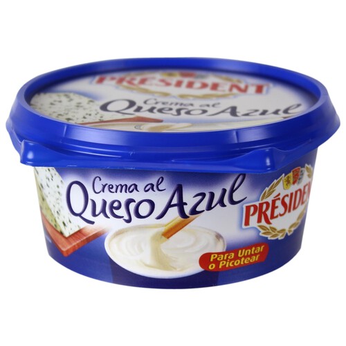 PRÉSIDENT Crema de queso para untar azul PRÉSIDENT 125 g.