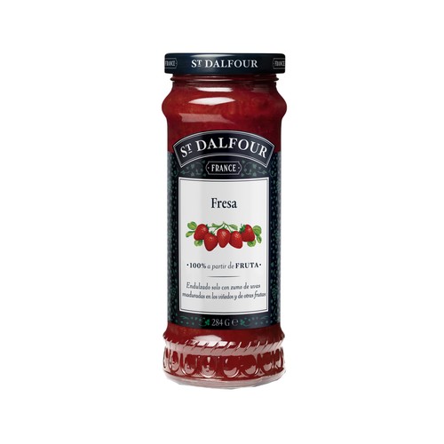 ST.DALFOUR Rapsodia 100% fresa endulzado con zumo de uva y frutas natural,