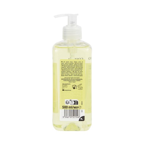 COSMIA Jabón (gel) líquido de manos, con aroma a limón y albahaca 500 ml.