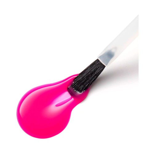 ESSENCE Glossy jelly tono rosa brillante Mini esmalte de uñas.
