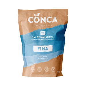 Imagen de CONCA Sal de manantial fina ecológica 1 kg