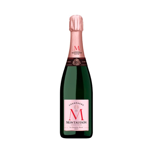 Champagne rosado brut elaborado en Francia MONTAUDON Grande rose botella de 75 cl.