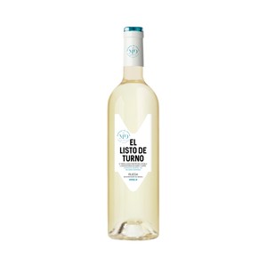 Imagen de EL LISTO DE TURNO Vino blanco verdejo con D.O. Rueda botella 75 cl.