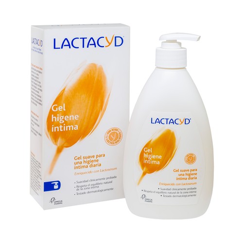 LACTACYD Gel íntimo diario, enriquecido con ácido láctico biológico LACTACYD 400 ml.