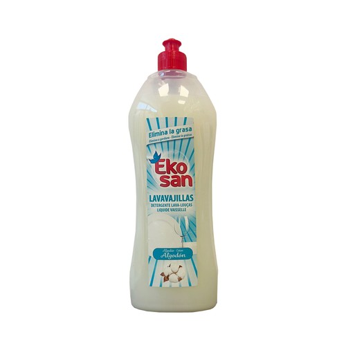 EKOSAN Lavavajillas algodón 600 ml.
