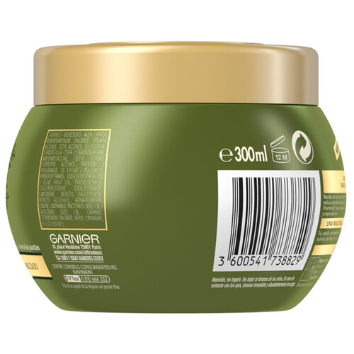 ORIGINAL REMEDIES Mascarilla capilar nutrición extrema, para cabellos secos ORIGINAL REMEDIES Oliva mítica de Garnier 300 ml.