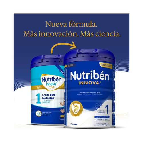 NUTRIBÉN Innova 1 Leche de inicio (1) para recién nacido a partir del primer día 800 g.