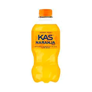 KAS Zero Refresco de naranja sin azúcar botella 33 cl.