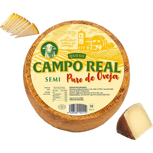 Queso de oveja semicurado CAMPOREAL 300 Gramos Aproximados