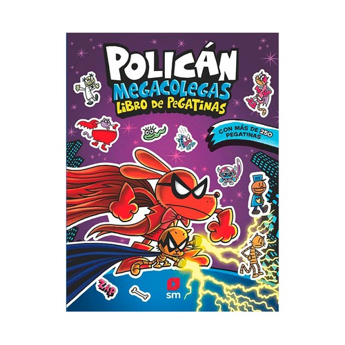 Polican mega colegas: libro de pegatinas. Dav Pilkey. SM