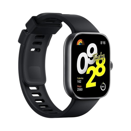XIAOMI Redmi watch 4 negro, Smartwatch 5cm (1,97"), GPS, Bluetooth.