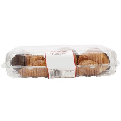 Mini conos rellenos y bañados en chocolate 6 uds.