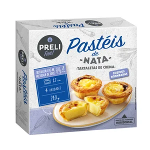 AUDENS FOOD Tartaletas de crema 4 uds. 240 g.