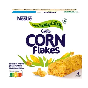 NESTLÉ Barritas de cereales sin gluten NESTLÉ GOFREE CORNFLAKES 375 g.