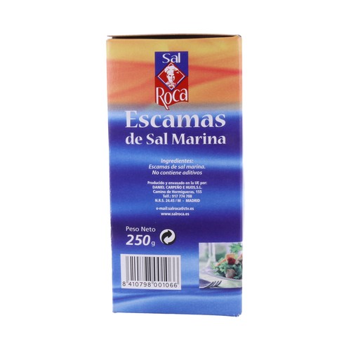 SAL ROCA Sal marina en escamas SAL ROCA 250 g.