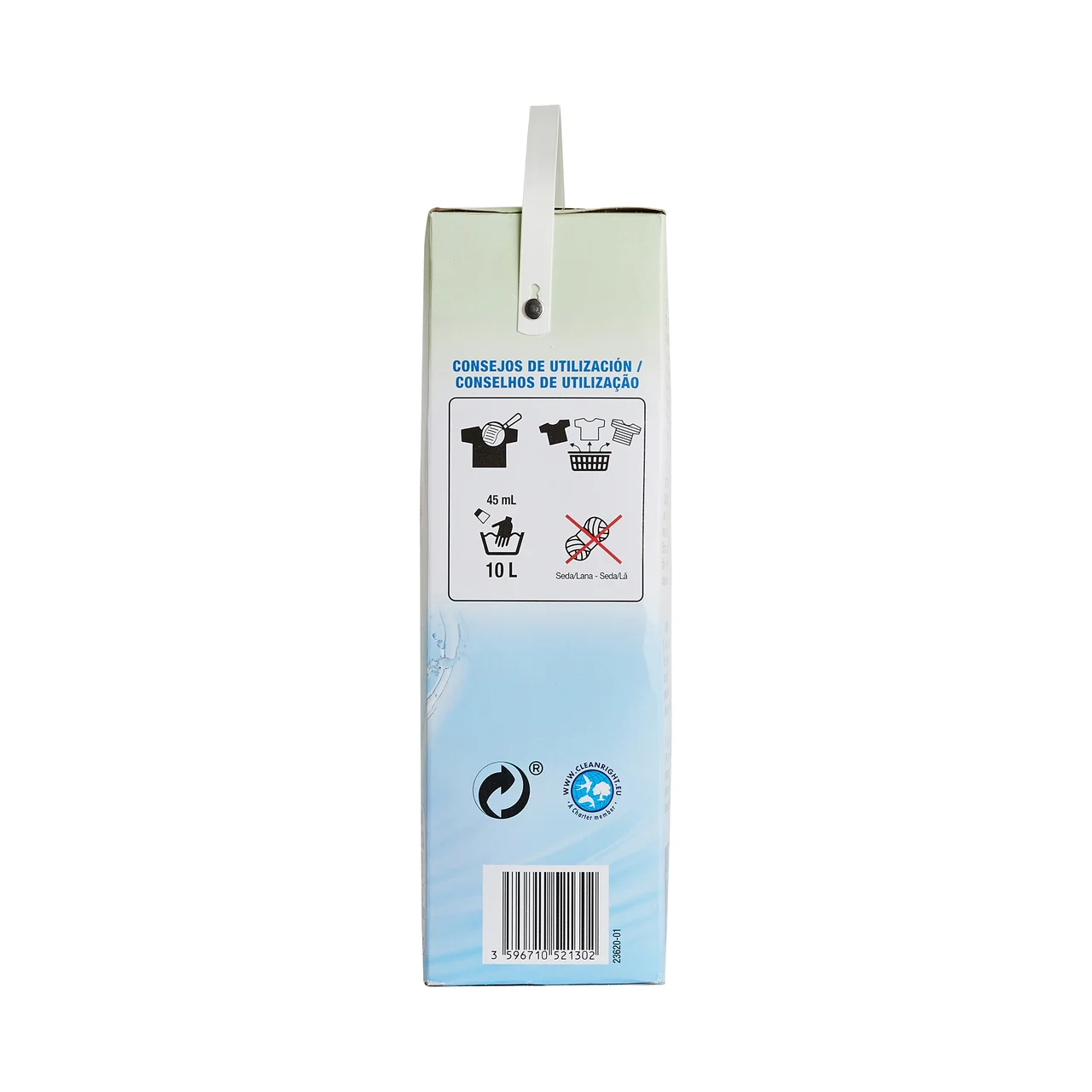 PRODUCTO ALCAMPO Detergente en polvo fresco y limpio 100 dosis 5 Kg.