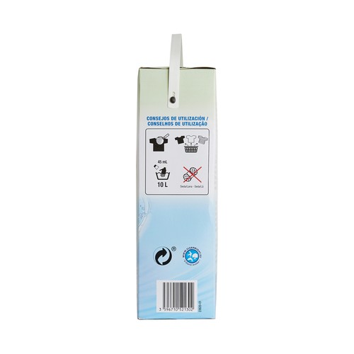 PRODUCTO ALCAMPO Detergente en polvo fresco y limpio 100 dosis 5 Kg.