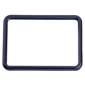 BETER Espejo rectangular de 14x19 cm, con soporte abatible y marco de plástico.