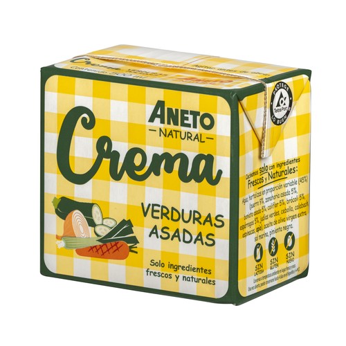 ANETO Crema de verduras asadas 500ml