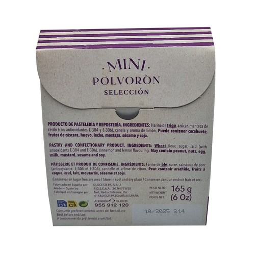 DULCESTEPA Mini polvorones 165 g.
