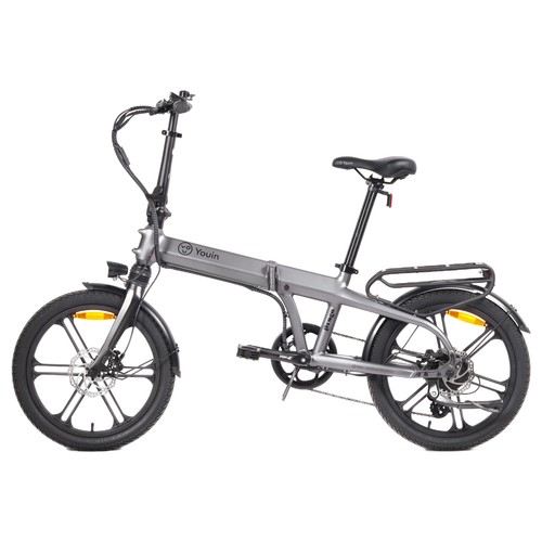 Bicicleta eléctrica plegable YOUIN Praga, 250W, ruedas 20"", autonomía 60Km..