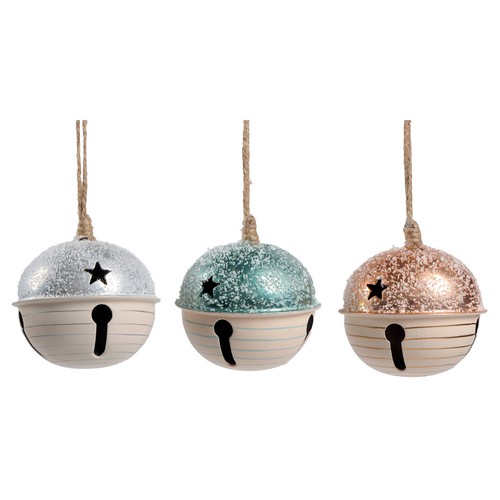 Colgante Cascabel Grande decoración Navidad 9cm CF modelos surtidos, ACTUEL