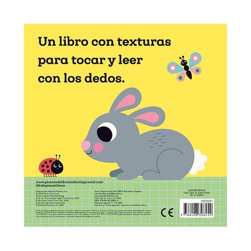 Hola, conejito - Libro con texturas. Ingela P.. TIMUN MAS INFANTIL