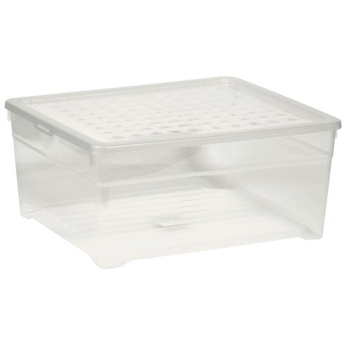 Caja de ordenación multiusos con tapa, 18,5 litros de capacidad, 39x34x17 centímetros CURVER.