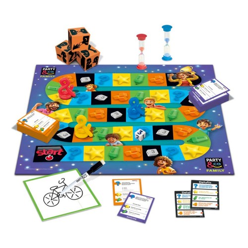 Party & Co Family Juego de Mesa Multiprueba, JUMBO