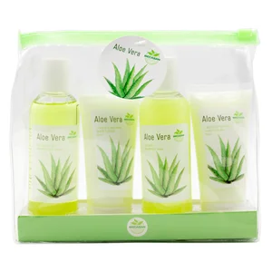 BECASAN NATURE Bolsa de aseo personal con productos con aloe vera BECASAN NATURE.