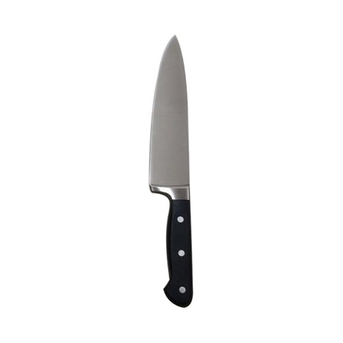 Cuchillo de Chef con hoja de acero inoxidable de 20cm. y mango forjado, ACTUEL.