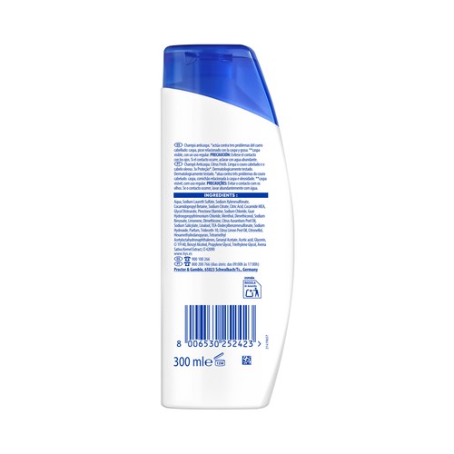H&S Citrus fresh Champú anticaspa para cabello normal a graso 2 x 300 ml.