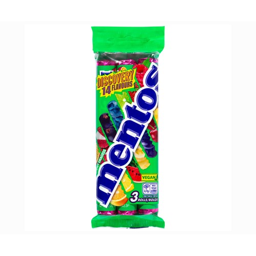 MENTOS Caramelo discovery 3 und. 113 gr.