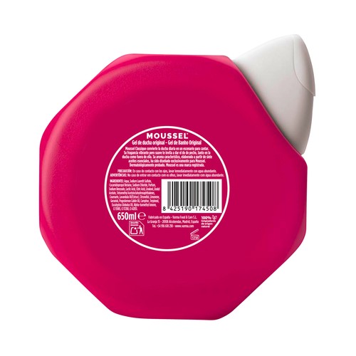 MOUSSEL Classique Gel de baño o ducha con pH neutro y aceites esenciales 650 ml