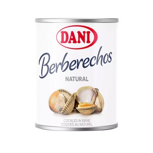 DANI Berberechos pequeños al natural lata de 90 g.