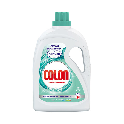COLON Detergente perfumado gel Nenuco 34 lav. 1,7 l.