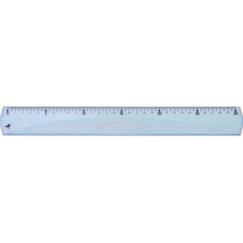 Regla irrompible 30 cm, azul, ALCAMPO.