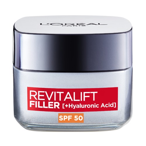 L´ORÉAL PARIS Revitalift filler 50 ml Crema de día rellenadora de arrguas y con FPS 50.
