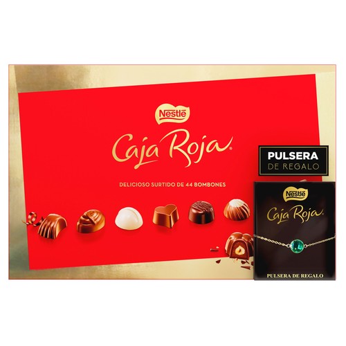 NESTLÉ Caja Roja Bombones con pulsera 400 g.